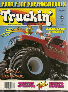 TRUCKIN' 1990 SEPT - WHEELS, F-100/MUSTANG, PHANTOM F-150, PROJ X STAGE II